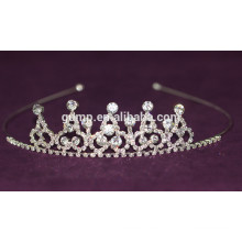 2015 moda casamento cabelo jóias headware cristal tiara